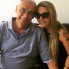Luciana Lacerda sempre compartilha fotos com Marcelo Rezende, em tratamento de câncer no pâncreas