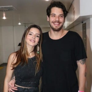 Giovanna Lancellotti e o namorado, Gian Luca Ewbank, foram embalados pelos maiores sucessos da banda O Rappa, no Km de Vantagens Hall, na noite desta quarta-feira, 6 de setembro de 2017