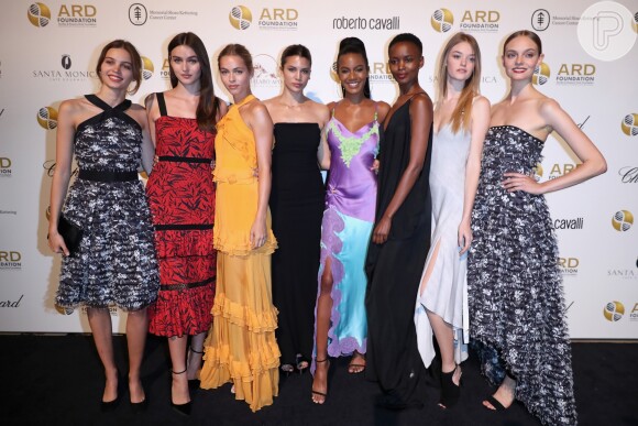 Diversas modelos marcaram presença no evento de gala beneficente promovido pela Fundação Alcides e Rosaura Diniz (ARD), em Nova York, nos Estados Unidos, nesta quinta-feira, 7 de setembro de 2017