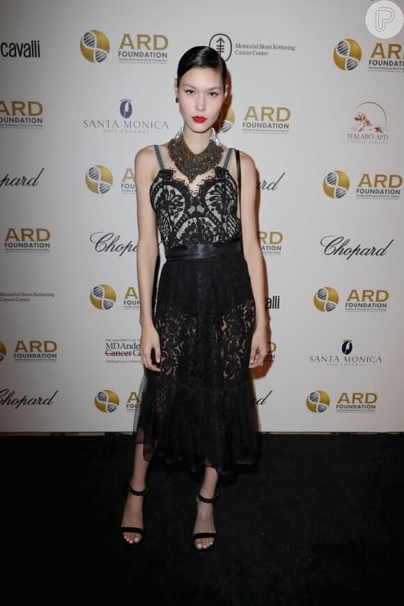 A modelo Angelica Erthal esteve no evento de gala beneficente promovido pela Fundação Alcides e Rosaura Diniz (ARD), em Nova York, nos Estados Unidos, nesta quinta-feira, 7 de setembro de 2017