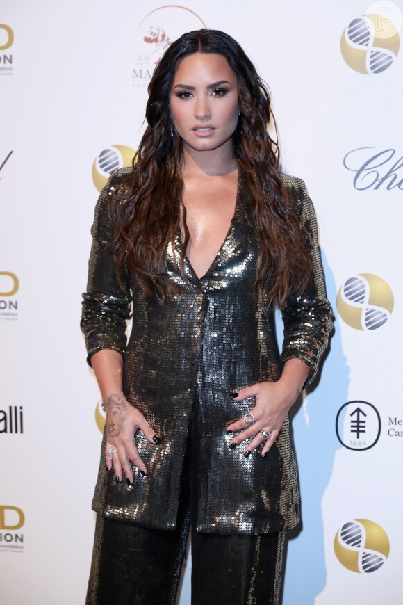 A cantora Demi Lovato se apresentou no evento de gala beneficente promovido pela Fundação Alcides e Rosaura Diniz (ARD), em Nova York, nos Estados Unidos, nesta quinta-feira, 7 de setembro de 2017