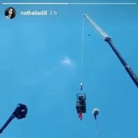 Nathalia Dill pula de bungee jumping ao gravar filme: 'Tudo pela arte'. Vídeo!