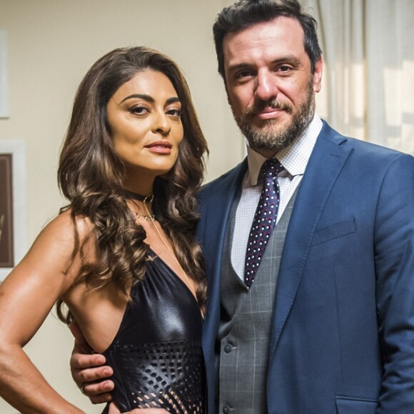 Garcia (Othon Bastos) volta a falar que Caio (Rodrigo Lombardi) quase se casou com Bibi (Juliana Paes), e que acha que o filho ainda é apaixonado por ela, na novela 'A Força do Querer'