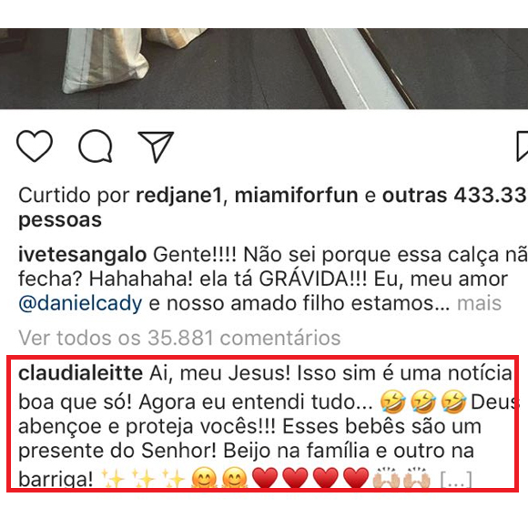 Claudia Leitte brinca com nova gravidez de Ivete Sangalo