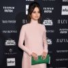 Selena Gomez usou ainda um vestido curto rosé da grife Valentino em festa durante a New York Fashion Week, em 8 de setembro de 2017
