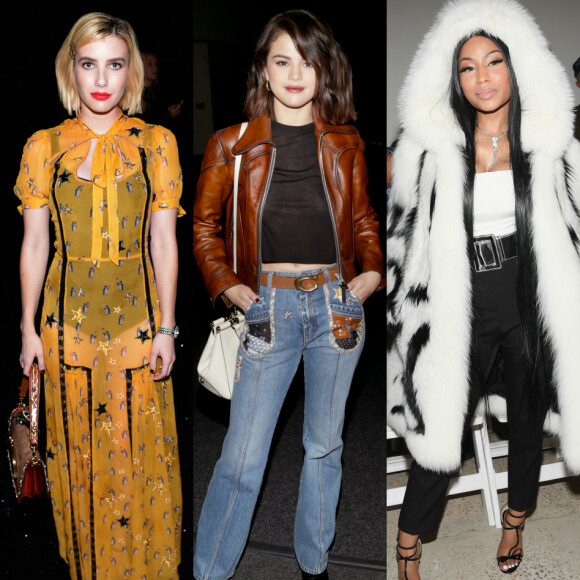 Emma Roberts, Selena Gomez e Nicki Minaj capricharam nas produções para prestigiar a New York Fashion Week. Veja mais looks!