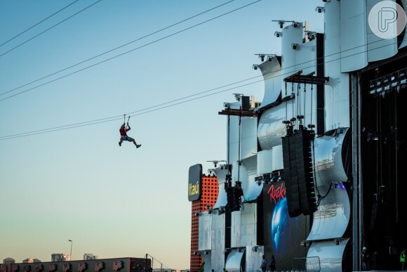 A tirolesa seguirá como atração no Rock in Rio 2017