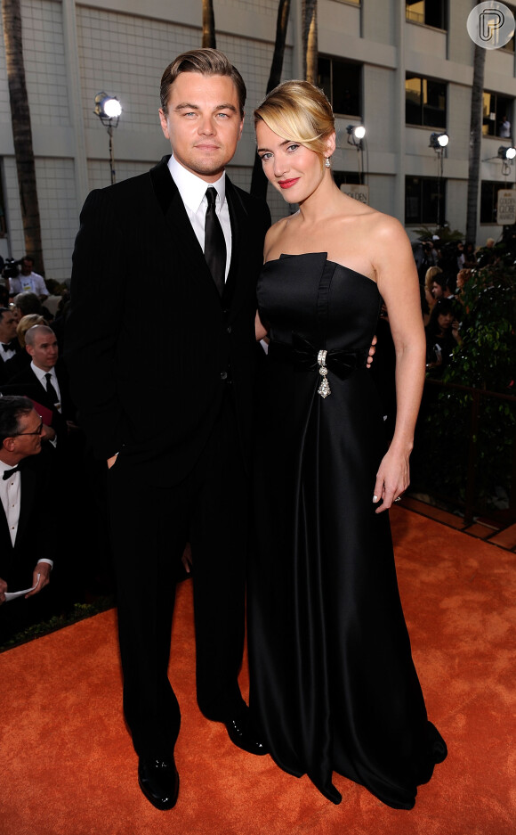 Kate Winslet nega romance com Leonardo DiCaprio após flagra: 'Leiloamos jantar'
