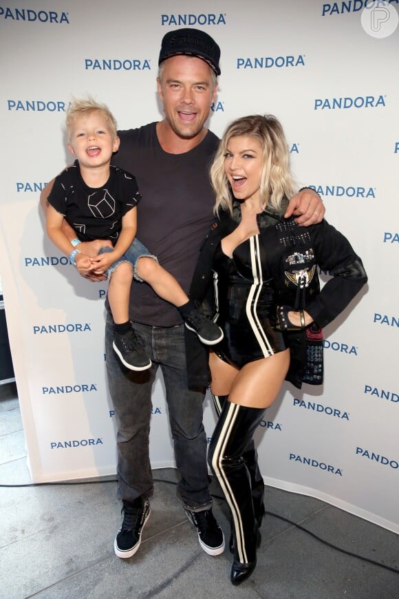 Fergie e Josh Duhamel são pais de Axl, de 4 anos