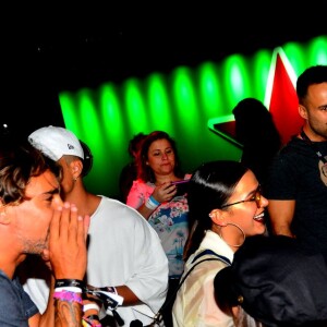 Bruna Marquezine curtiu a área Vip do Rock in Rio