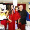 Daniela Albuquerque monta festinha da Disney para comemorar aniversário da filha Alice, fruto do seu casamento com Almicare Dallevo Jr, presidente da Rede TV
