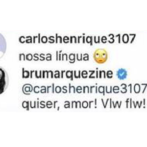 Bruna Marquezine rebate internauta por legenda em inglês