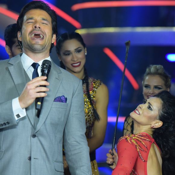 Suzana Alves deu uma chicotada em Sérgio Marone no 'Dancing Brasil'