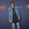 Neymar elegeu um look jeans para assistir ao desfile da Tommy Hilfiger na semana de moda de Londres, nesta terça-feira, 19 de setembro de 2017