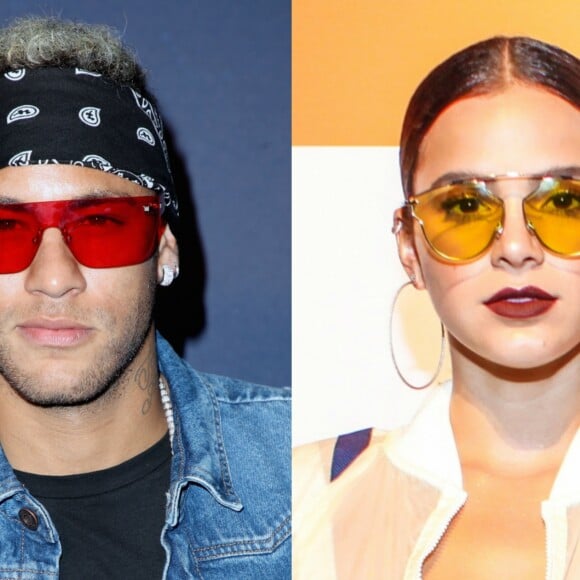 Neymar e Bruna Marquezine são adeptos de óculos com lentes coloridas!