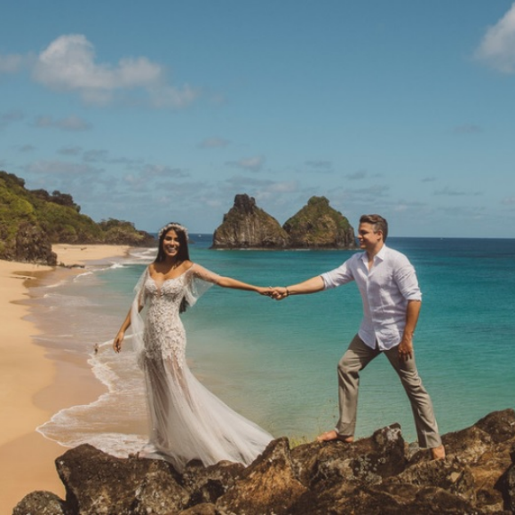 O vestido de noiva da ex-BBB Munik Nunes será assinado pela estilista Solange Sahdo