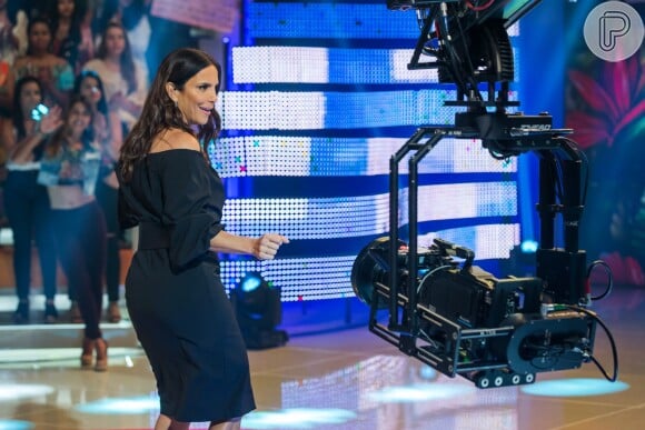 Ivete Sangalo participou de gravação do 'Caldeirão do Huck' e exibiu barriga de grávida