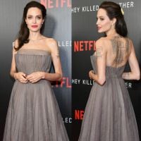 Angelina Jolie, mais magra, se aborrece com perguntas sobre saúde: 'Estou bem'