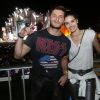 Klebber Toledo e a noiva, Camila Queiroz, prestigiam 4° dia do Rock in Rio, nesta quinta-feira, 21 de setembro de 2017