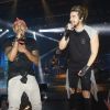 Luan Santana e Nego do Borel cantaram no Villa Country na noite de quinta-feira, 21 de setembro de 2017