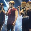 Luan Santana cantou com Larissa Manoela e Tiago Abravanel no Villa Country na noite de quinta-feira, 21 de setembro de 2017