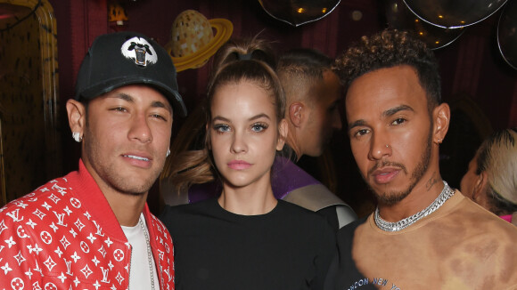 Neymar teve ajuda de Lewis Hamilton para se aproximar de modelo, diz jornal