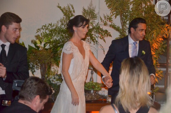 Glenda Kozlovski se casa com dentista e empresário Luis Tepedino, no restaurante Prado, no Jockey Club do Rio de Janeiro, na noite de sexta-feira, 22 de setembro de 2017