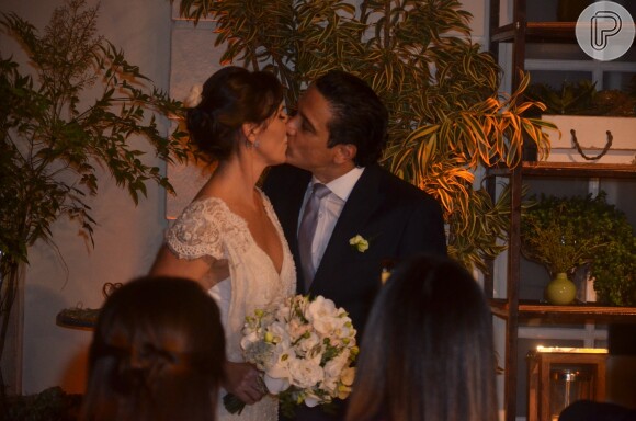 Glenda Kozlovski se casa com dentista e empresário Luis Tepedino, no restaurante Prado, no Jockey Club do Rio de Janeiro, na noite de sexta-feira, 22 de setembro de 2017