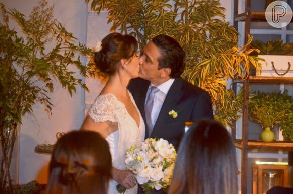 Glenda Kozlovski e Luis Tepedino se casaram na noite de sexta-feira, 22 de setembro de 2017