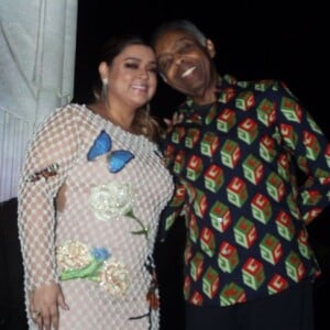 Preta e o pai, Gilberto Gil, posam pela primeira vez juntos no Cristo Redentor, no Alto da Boa Vista, no Rio de Janeiro, na noite desta quarta-feira, 27 de setembro de 2017