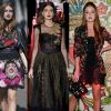 Marina Ruy Barbosa chamou atenção ao desfilar na semana de moda de Milão pela grife Dolce & Gabbana em 2017 por exibir looks florais e rendados