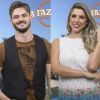 Marcos Härter e Ana Paula Minerato protagonizaram um beijão no reality 'A Fazenda', na madrugada deste sábado, 30 de setembro de 2017