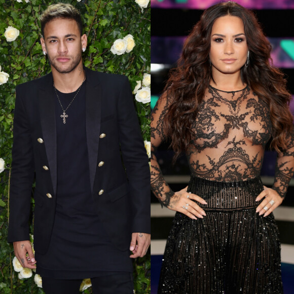 Neymar comenta e dá like em foto de Demi Lovato e fãs shippam: 'NeyVato'