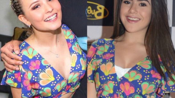 Larissa Manoela repete vestido de Maisa Silva. Quem usou melhor o look? Fotos!