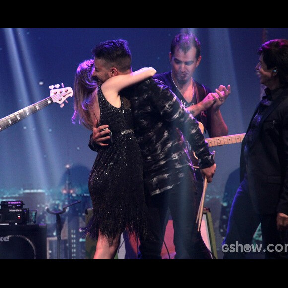 Sandy foi só elogios para Otto, filho do irmão, Junior: 'Estou apaixonada por ele'