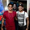 Neymar e Daniel Alves chegaram juntos ao casamento