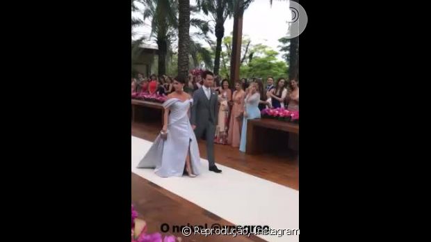 Marina Ruy Barbosa se casou com o piloto Xandinho Negrão no sábado, 7 de outubro de 2017