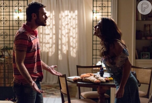 Rubinho (Emílio Dantas) vai expulsar Bibi (Juliana Paes) de casa na novela 'A Força do Querer'