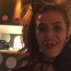Maisa Silva surge fantasiada de vampira em vídeo postado no Instagram Stories nesta sexta-feira, dia 13 de outubro de 2017