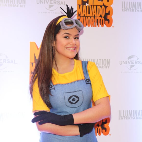 Maisa Silva já se vestiu de Minion para a pré-estreia do filme 'Meu Malvado Favorito 3'