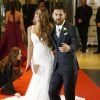 Lionel Messi e Antonella Roccuzzo se casaram em 30 de junho de 2017