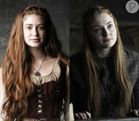Cabelo de Amália (Marina Ruy Barbosa) em 'Deus Salve o Rei' é ruivo e longo como o de Sansa Stark, de 'Game of Thrones'