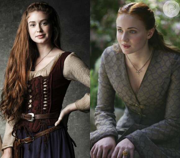 Para usuários das redes sociais, Amália, vivida por Marina Ruy Barbosa em 'Deus Salve o Rei', seria a Sansa Stark, de 'Game of Thrones'