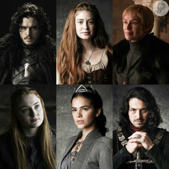 Internautas apontaram semelhanças entre 'Deus Salve o Rei' e a série 'Game of Thrones', da HBO. Veja fotos!