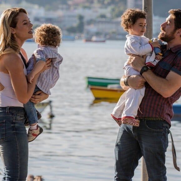 No final da novela 'A Força do Querer', Jeiza (Paolla Oliveira) e Zeca (Marco Pigossi) vão ter dois filhos