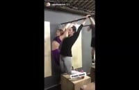 Isabella Santoni mostrou o corpo mais magro em treino de crossfit em vídeo publicado no Instagram