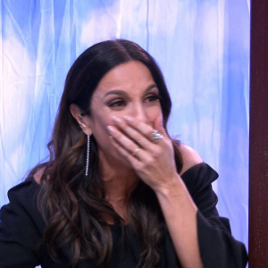 Ivete Sangalo chora ao participar do 'Visitando o passado', do 'Caldeirão do Huck', em 21 de outubro de 2017