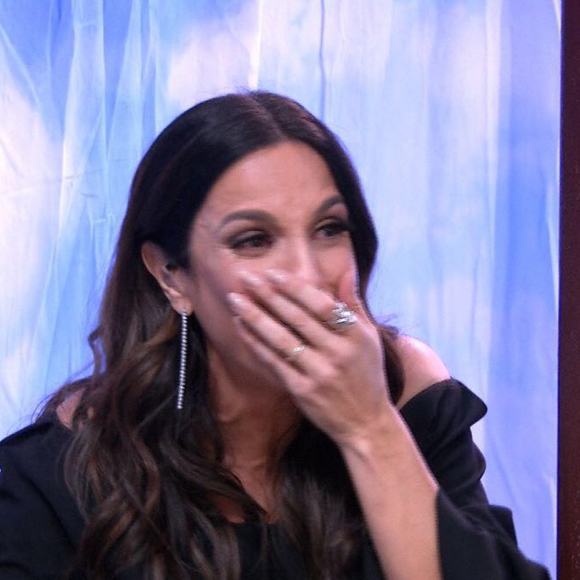 Ivete Sangalo chora ao participar do 'Visitando o passado', do 'Caldeirão do Huck', em 21 de outubro de 2017