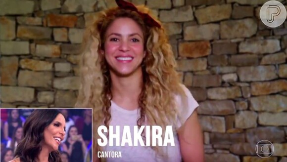 Ivete Sangalo recebeu recado de Shakira no 'Caldeirão do Huck'