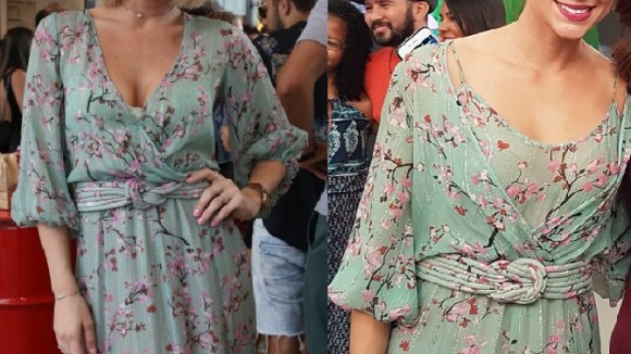 Giovanna Ewbank repete vestido de quase R$ 3 mil usado por Paolla Oliveira